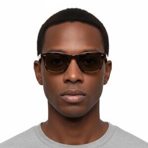 FX07371B New Garrett Leight TORREY SUN Green Square Sunglasses 2148 DGFR/GRN 51